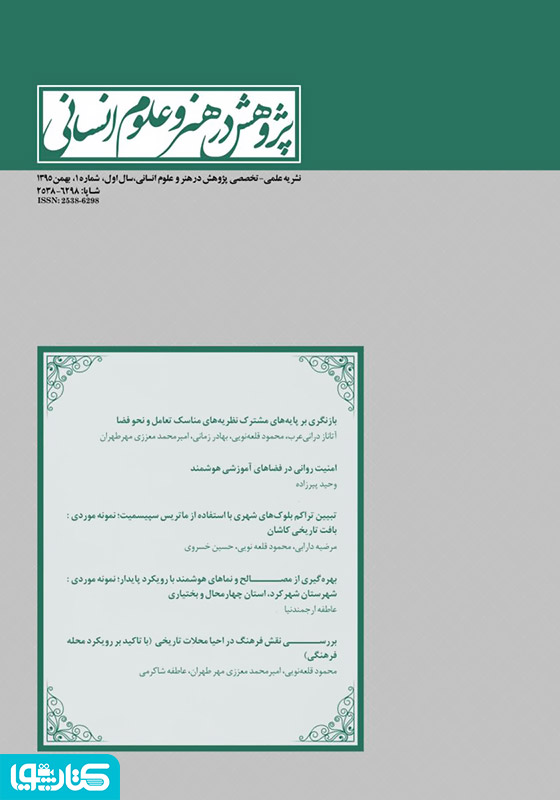 نشریه علمی - تخصصی پژوهش در هنر و علوم انسانی - شماره 1